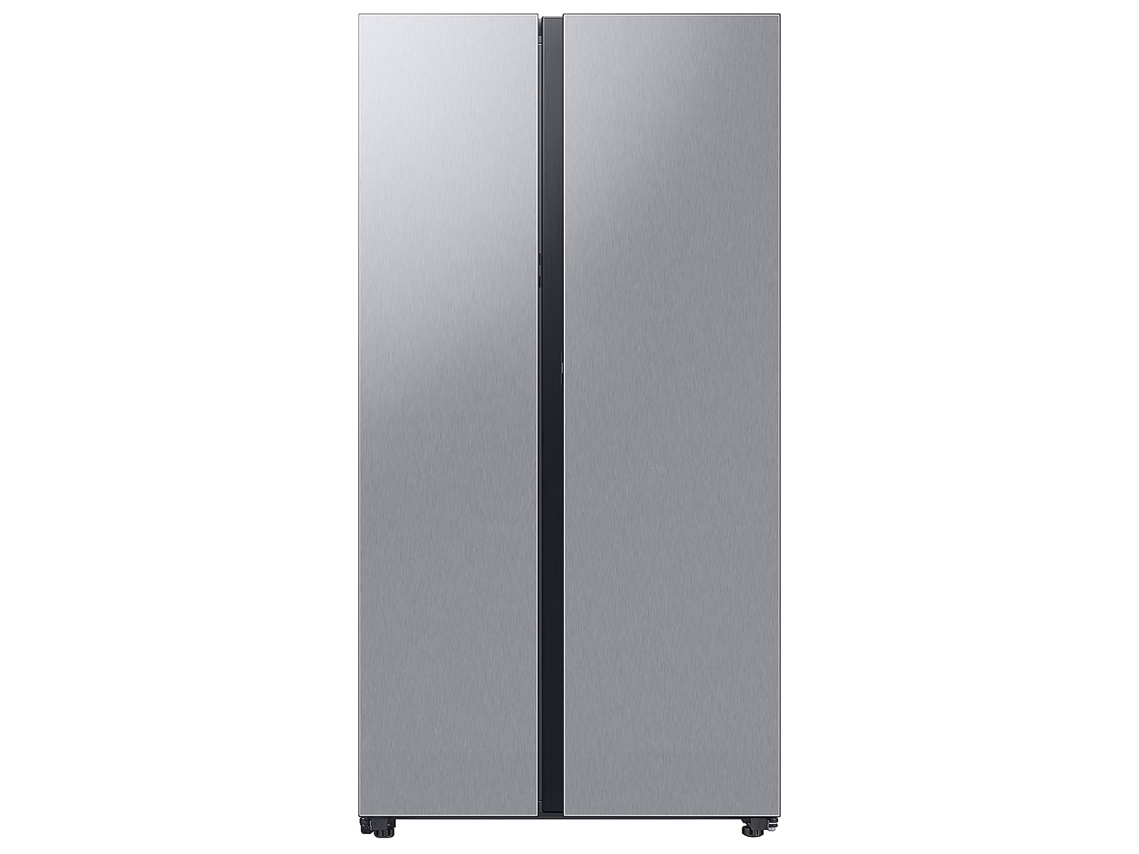 Samsung Bespoke Counter Depth Side-by-Side 23 cu. ft. Refrigerator with Beverage Center™ in Stainless Steel(RS23CB7600QLAA)
