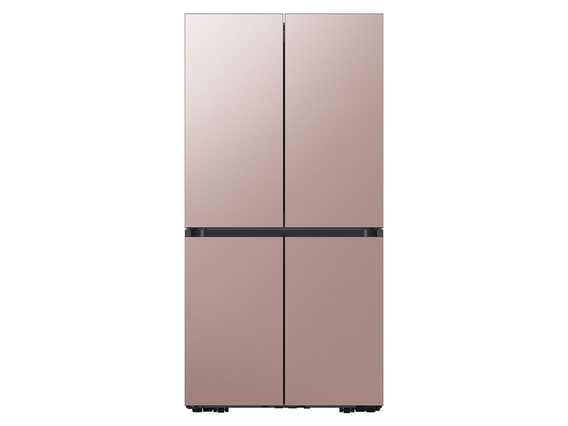 Bespoke Counter Depth 4-Door Flex&trade; Refrigerator (23 cu. ft.) in Champagne Rose Steel