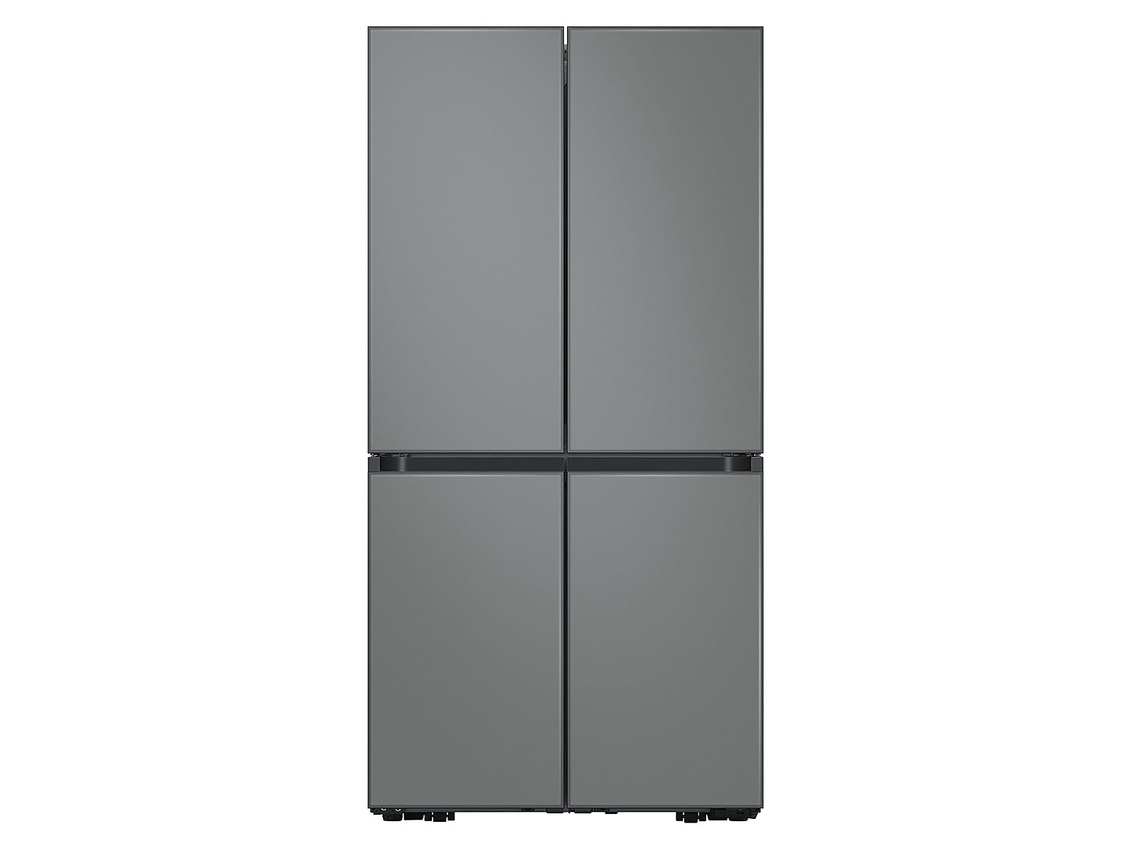 Samsung Bespoke Counter Depth 4-Door Flex™ Refrigerator (23 cu. ft.) in Grey Glass(BNDL-1616700105500)