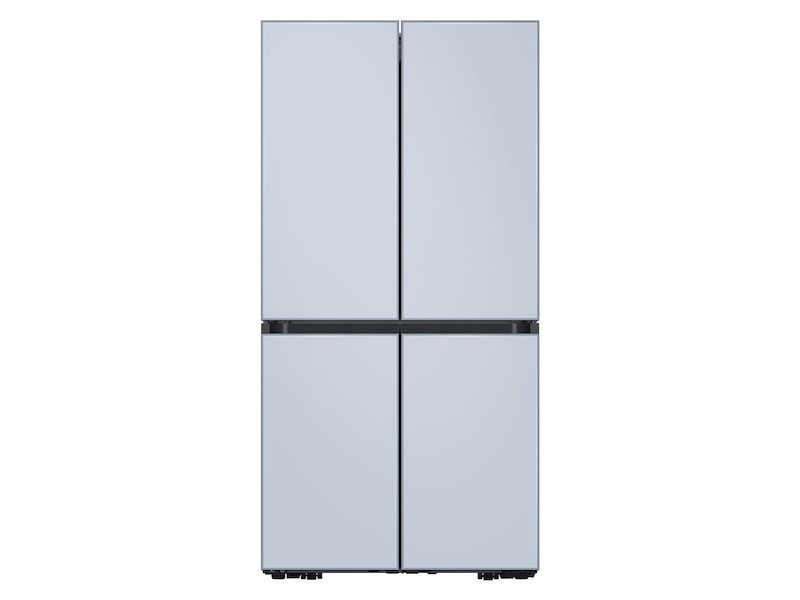 Bespoke Counter Depth 4-Door Flex&trade; Refrigerator (23 cu. ft.) in Sky Blue Glass