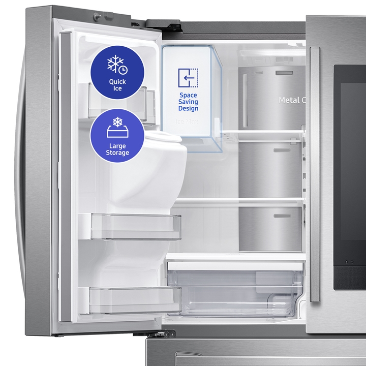 28 cu. ft. Capacity 4-Door Flex™ Refrigerator with Family Hub Refrigerators  - RF28M9580SG/AA