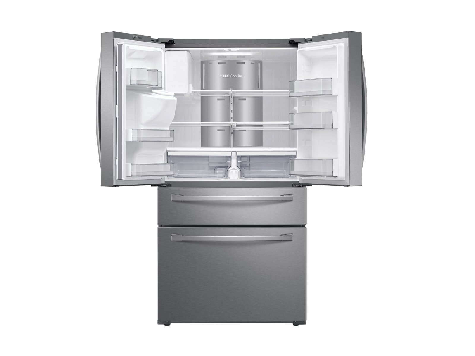 Thumbnail image of 22 cu. ft. 4-Door French Door, Counter Depth Refrigerator with 21.5&rdquo; Touch Screen Family Hub&trade; in Stainless Steel