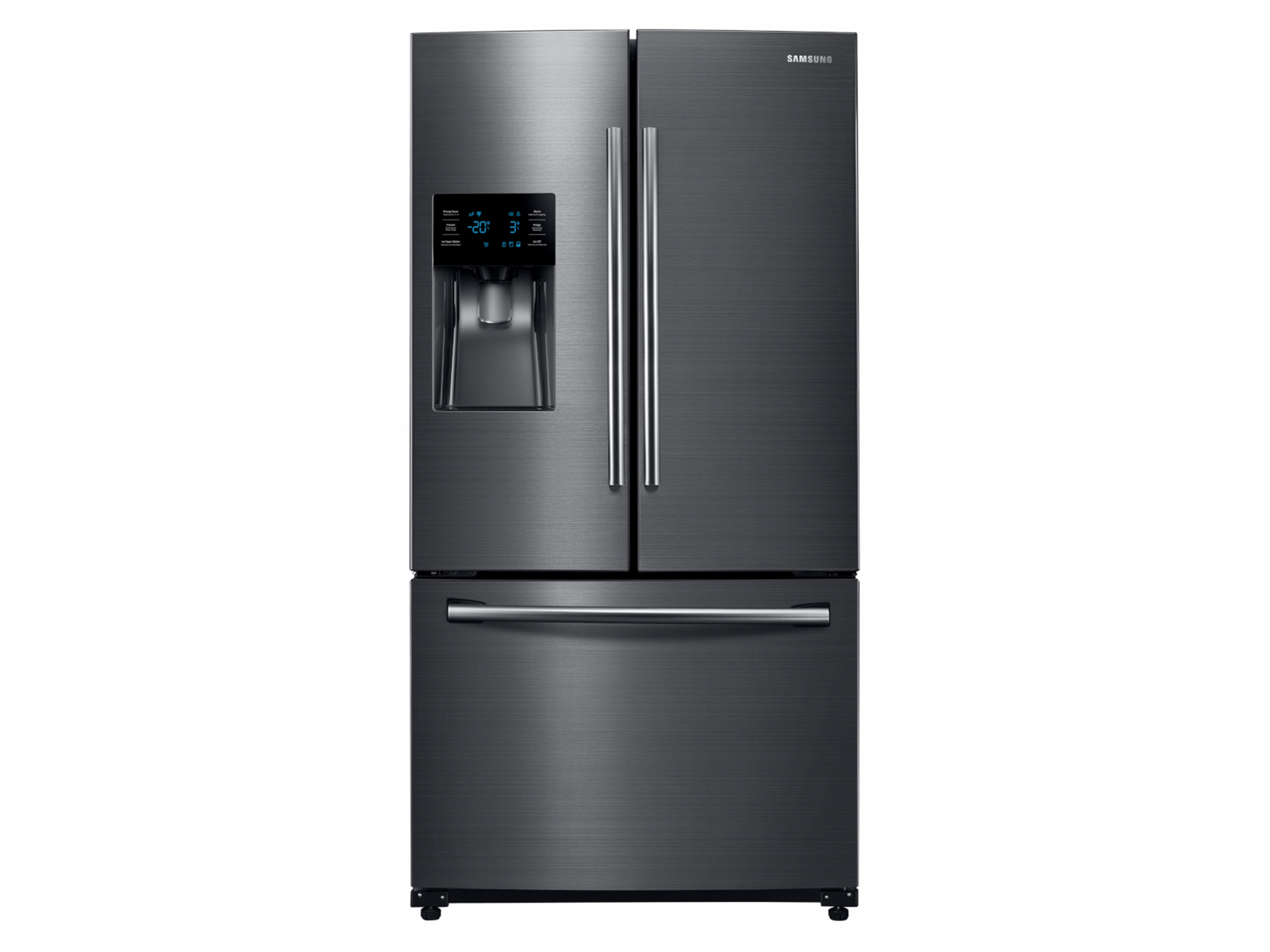 French Door with External Water & Ice Dispenser Refrigerators -  RF263BEAESG/AA | Samsung US