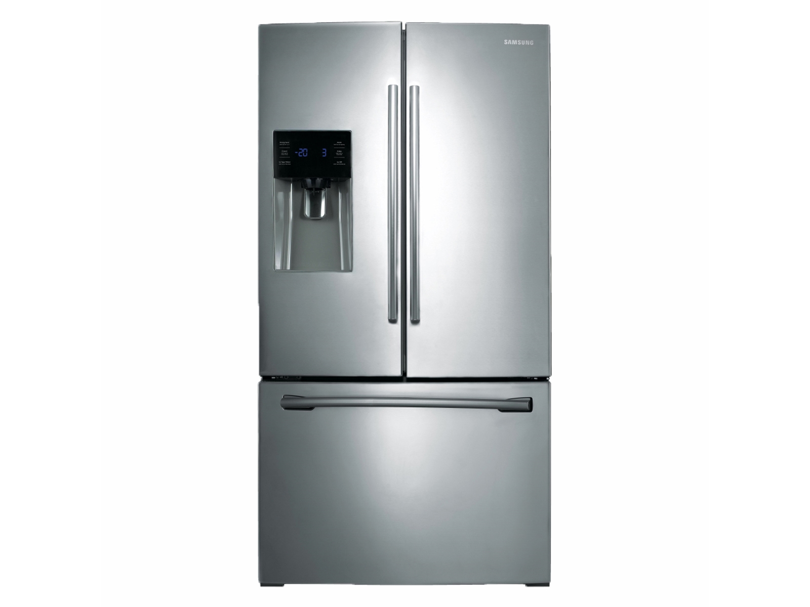 Sui Íncubo Productividad 25 cu. ft. Refrigerador con dispensador de agua en acero inoxidable  (RF263BEAESR) | Samsung ES