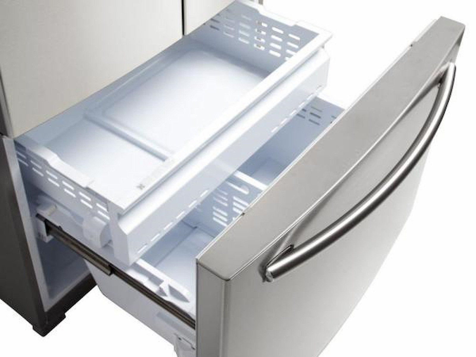 Thumbnail image of 25 cu. ft. French Door Refrigerator with External Water &amp; Ice Dispenser in Stainless Steel