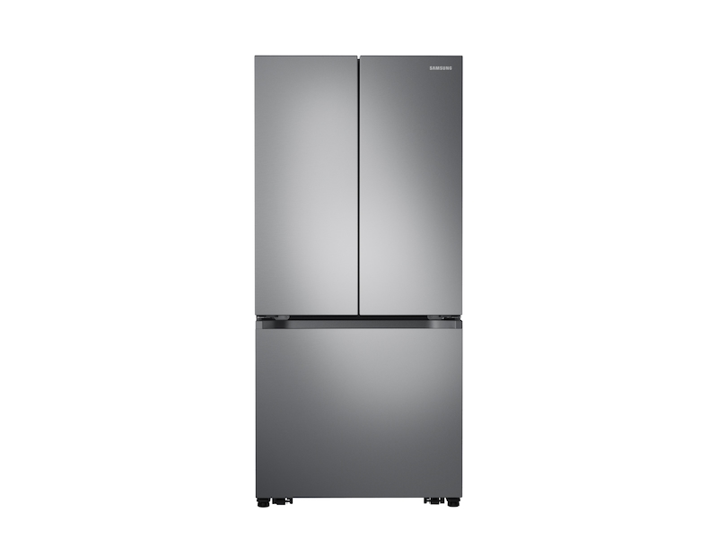 18 cu. ft. Smart Counter Depth 3-Door French Door Refrigerator in Stainless Steel