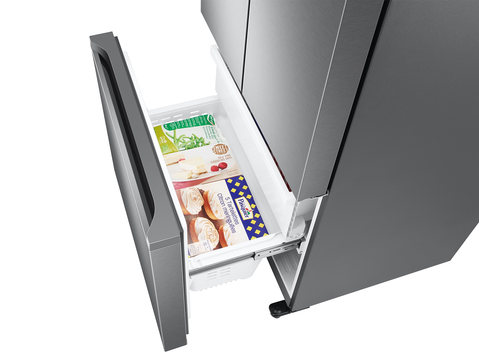 Thumbnail image of 18 cu. ft. Smart Counter Depth 3-Door French Door Refrigerator in Stainless Look