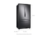 Thumbnail image of 28 cu. ft. Large Capacity 3-Door French Door Refrigerator in Black Stainless Steel