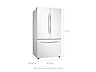 Thumbnail image of 28 cu. ft. Large Capacity 3-Door French Door Refrigerator with Internal Water Dispenser in White