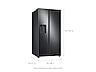 Thumbnail image of 27.4 cu. ft. Large Capacity Side-by-Side Refrigerator in Black Stainless Steel