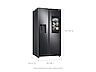 Thumbnail image of 26.7 cu. ft. Large Capacity Side-by-Side Refrigerator with Touch Screen Family Hub&trade; in Black Stainless Steel