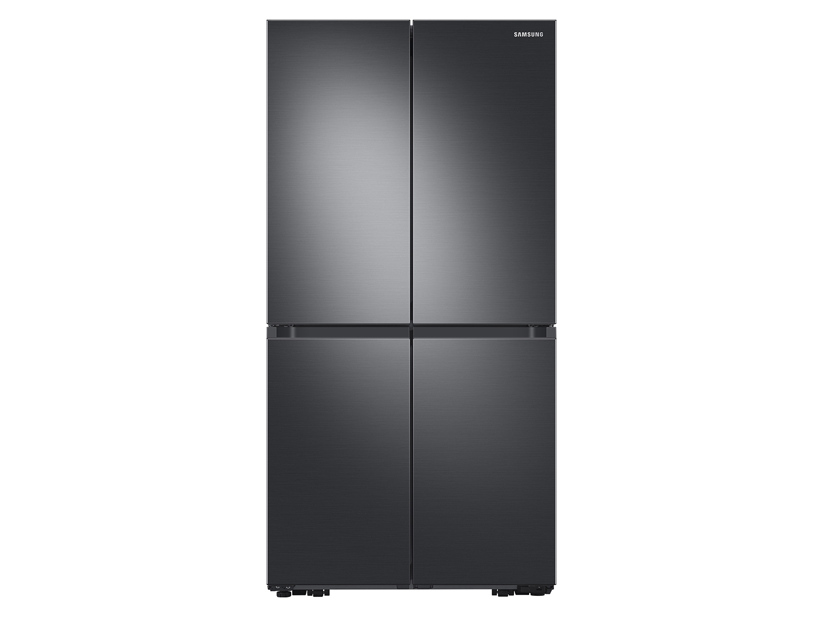 23 cu. ft. Smart Counter Depth 4-Door FlexTM refrigerator with AutoFill Water Pitcher and Dual Ice Maker in Black Stainless Steel