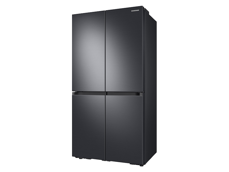 23 cu. ft. Smart Counter Depth 4-Door Flex&trade; refrigerator with AutoFill Water Pitcher and Dual Ice Maker in Black Stainless Steel