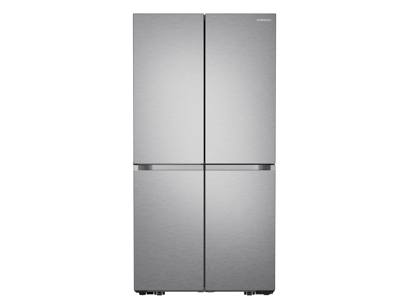 23 cu. ft. Smart Counter Depth 4-Door Flex&trade; refrigerator with AutoFill Water Pitcher and Dual Ice Maker in Stainless Steel