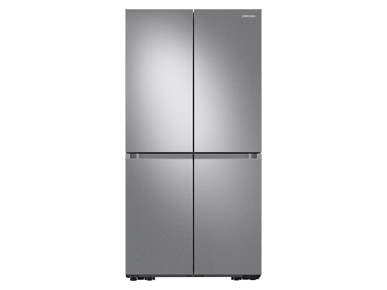 Samsung 23 cu. ft. Smart Counter Depth 4-Door Flex™ refrigerator with AutoFill Water Pitcher and Dual Ice Maker in Stainless Steel photo