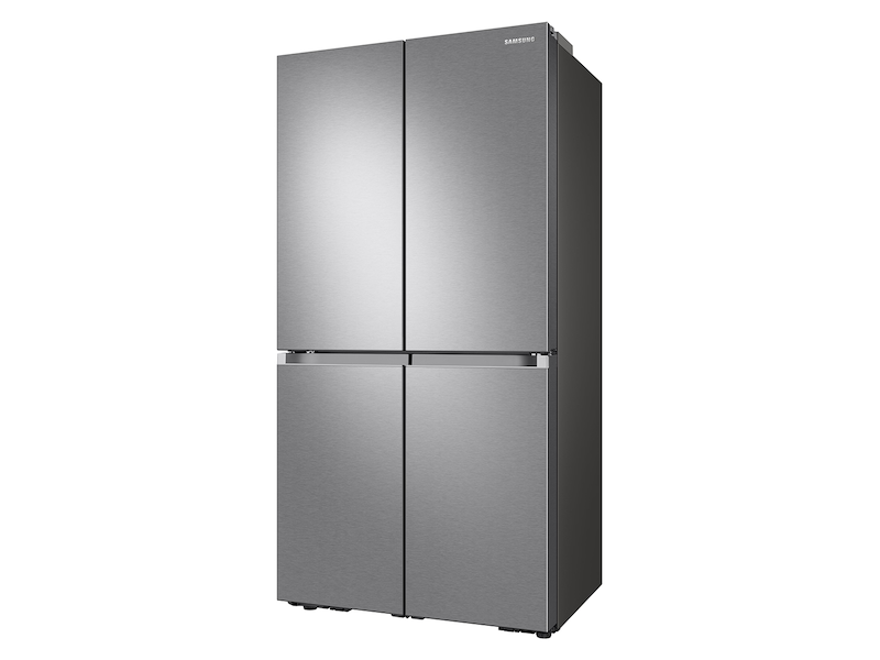23 cu. ft. Smart Counter Depth 4-Door Flex&trade; refrigerator with AutoFill Water Pitcher and Dual Ice Maker in Stainless Steel