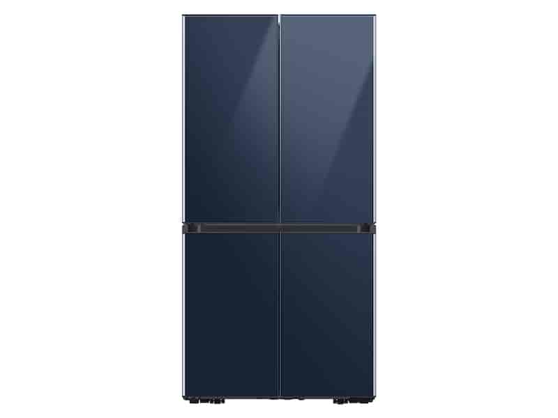 Bespoke Counter Depth 4-Door Flex™ Refrigerator (23 cu. ft.) in Navy Glass