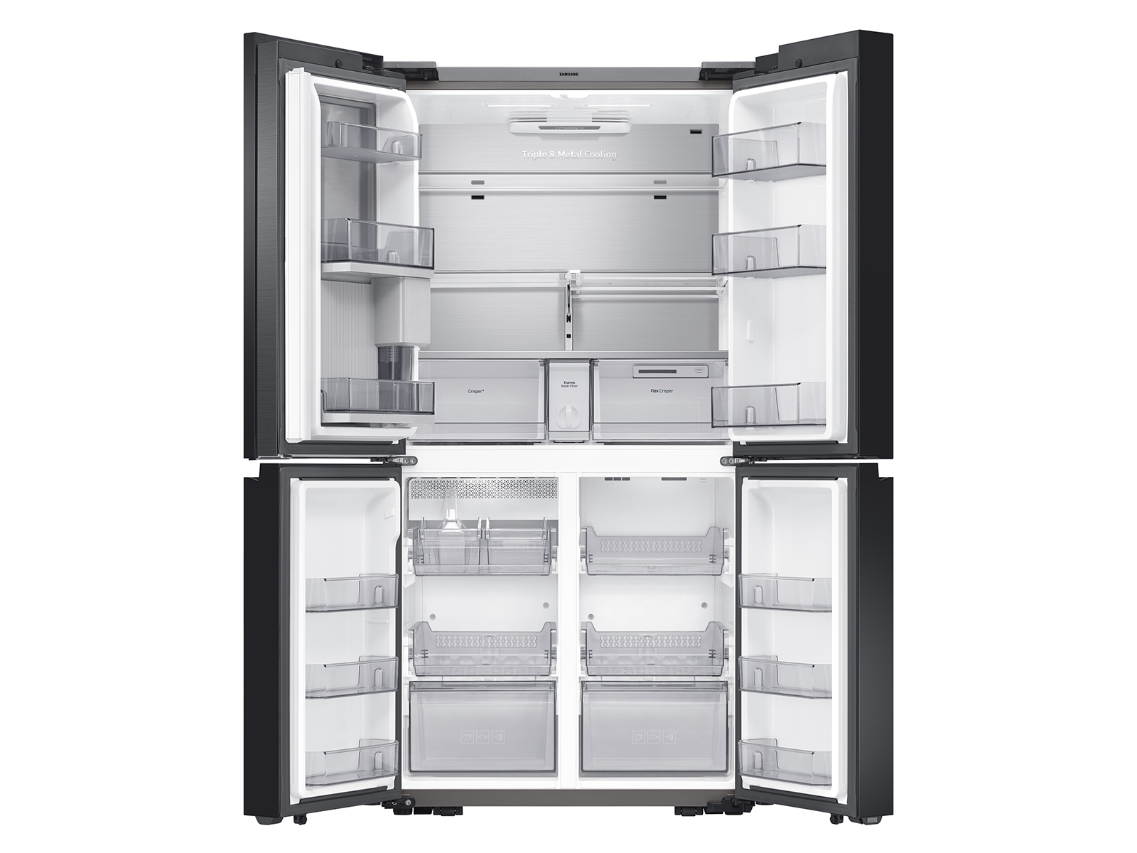 Shop Samsung Bespoke 4-Door French Door Counter-Depth Refrigerator