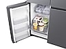 Thumbnail image of 23 cu. ft. Smart Counter Depth 4-Door Flex™ refrigerator with Family Hub™ and Beverage Center in Black Stainless Steel