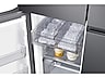 Thumbnail image of 23 cu. ft. Smart Counter Depth 4-Door Flex&trade; refrigerator with Family Hub&trade; and Beverage Center in Black Stainless Steel