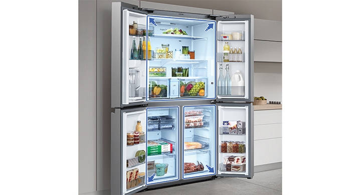Samsung 29 cu. ft. 4-Door Flex Smart Refrigerator with Family Hub
