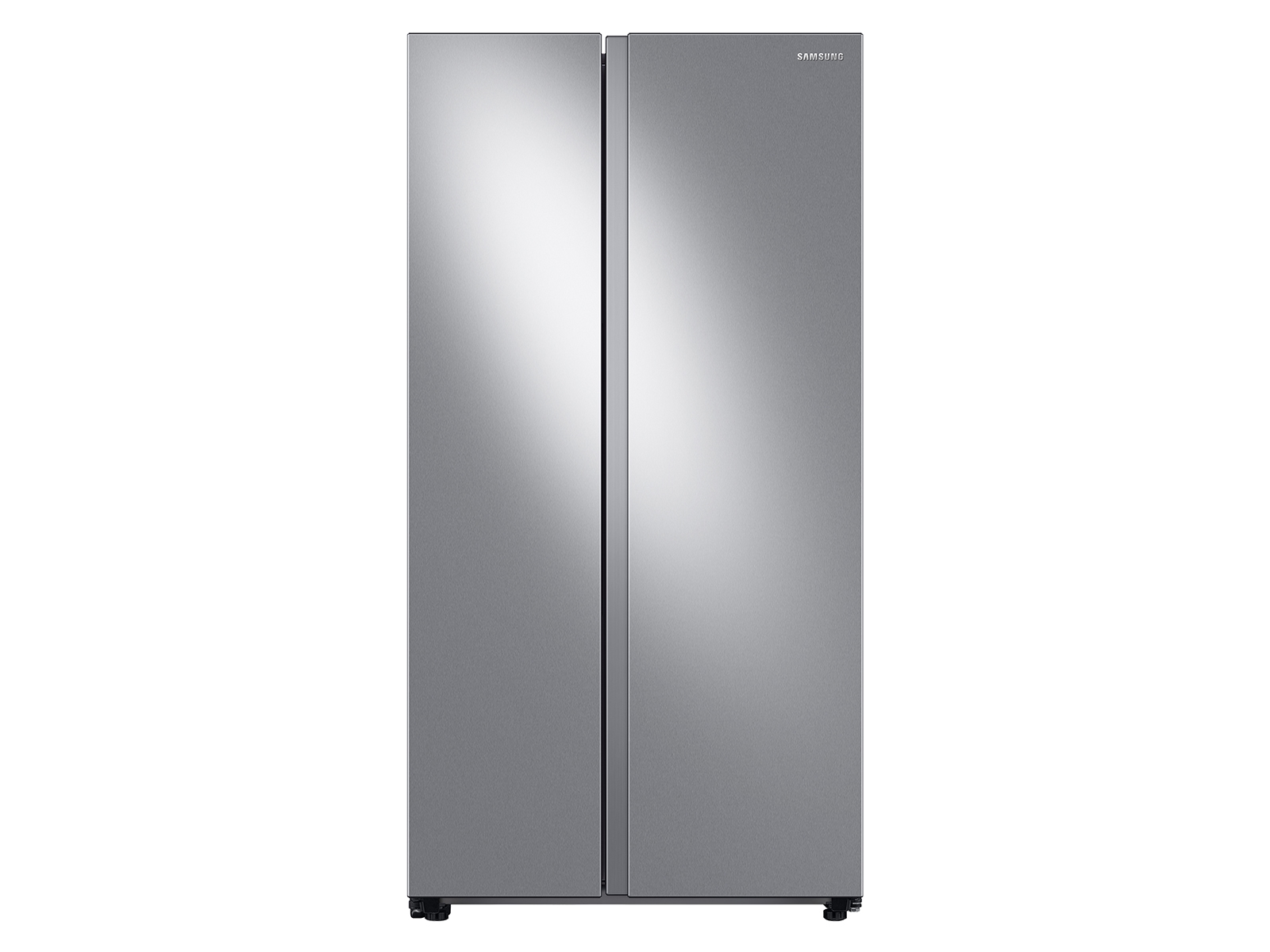 Photos - Fridge Samsung 28 cu. ft. Smart Side-by-Side Refrigerator in Silver(RS28A500ASR/A 
