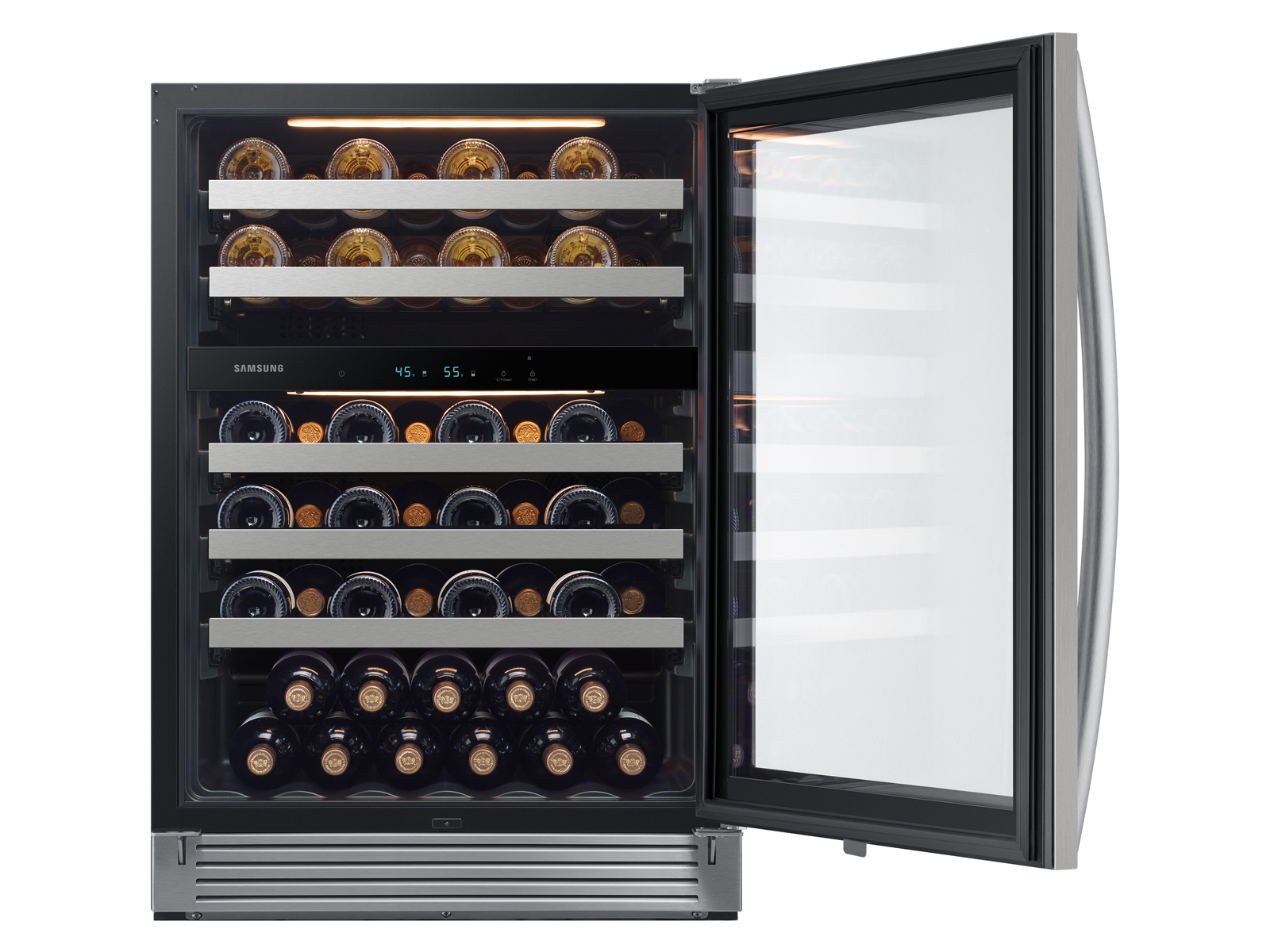 51-Bottle Capacity Wine Cooler in Stainless Steel Refrigerators -  RW51TS338SR/AA