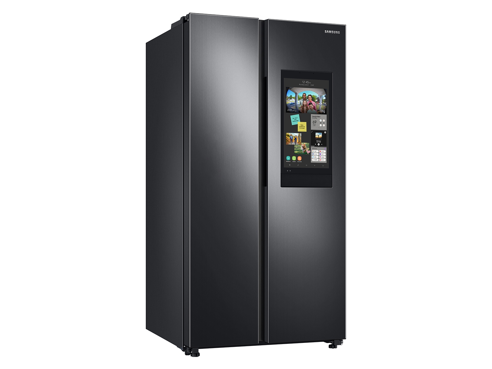 27.3 cu. ft. Smart SidebySide Refrigerator with Family Hub™ in Black Stainless Steel