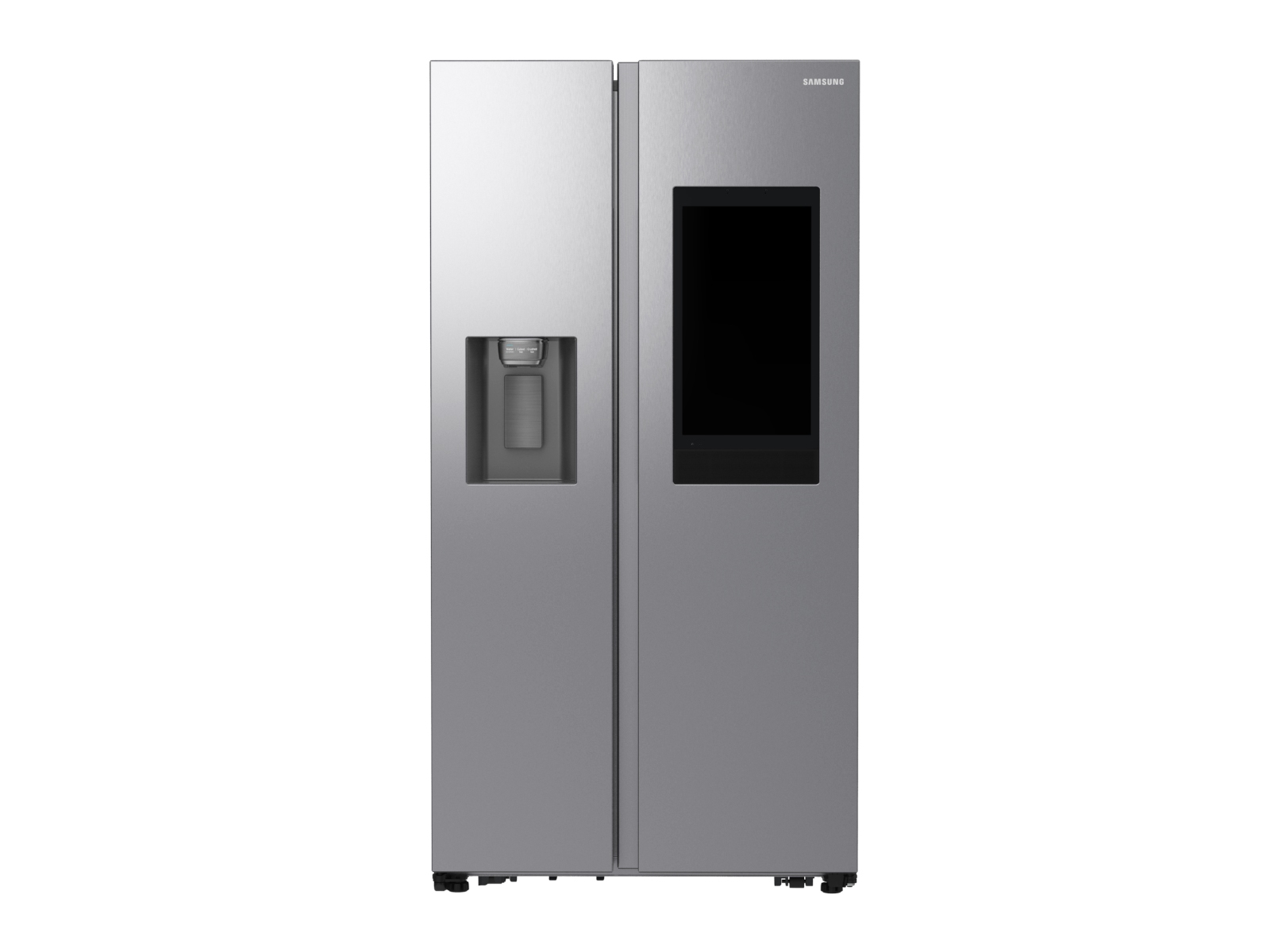 Samsung 26.7 cu. ft. Side-by-Side Smart Refrigerator with 21.5  Touch-Screen Family Hub Stainless Steel RS27T5561SR/AA - Best Buy