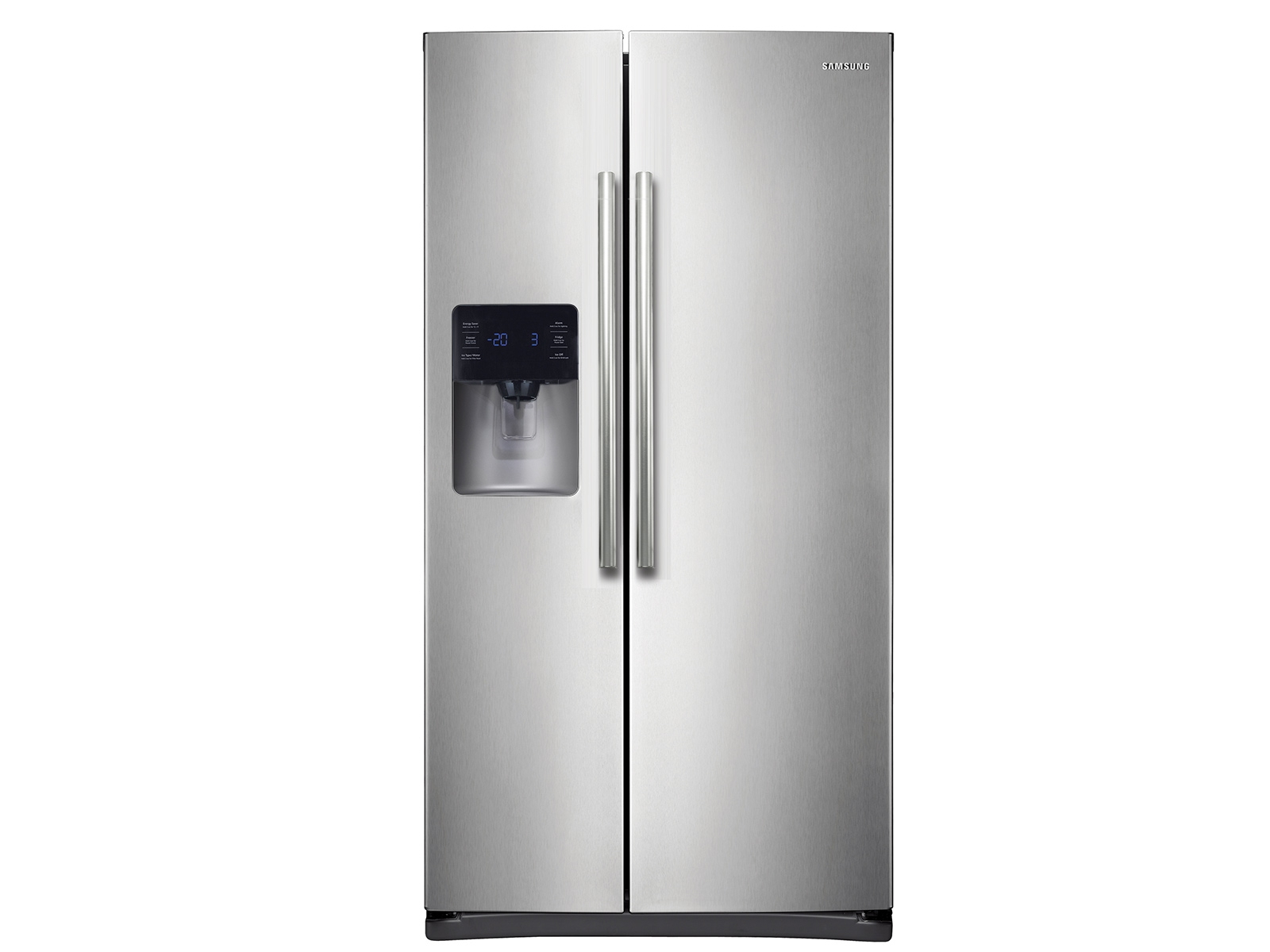 Toepassing Elasticiteit Precies 25 cu. ft. Side-by-Side Refrigerator with In-Door Ice Maker in Stainless  Steel Refrigerator - RS25H5111SR/AA | Samsung US