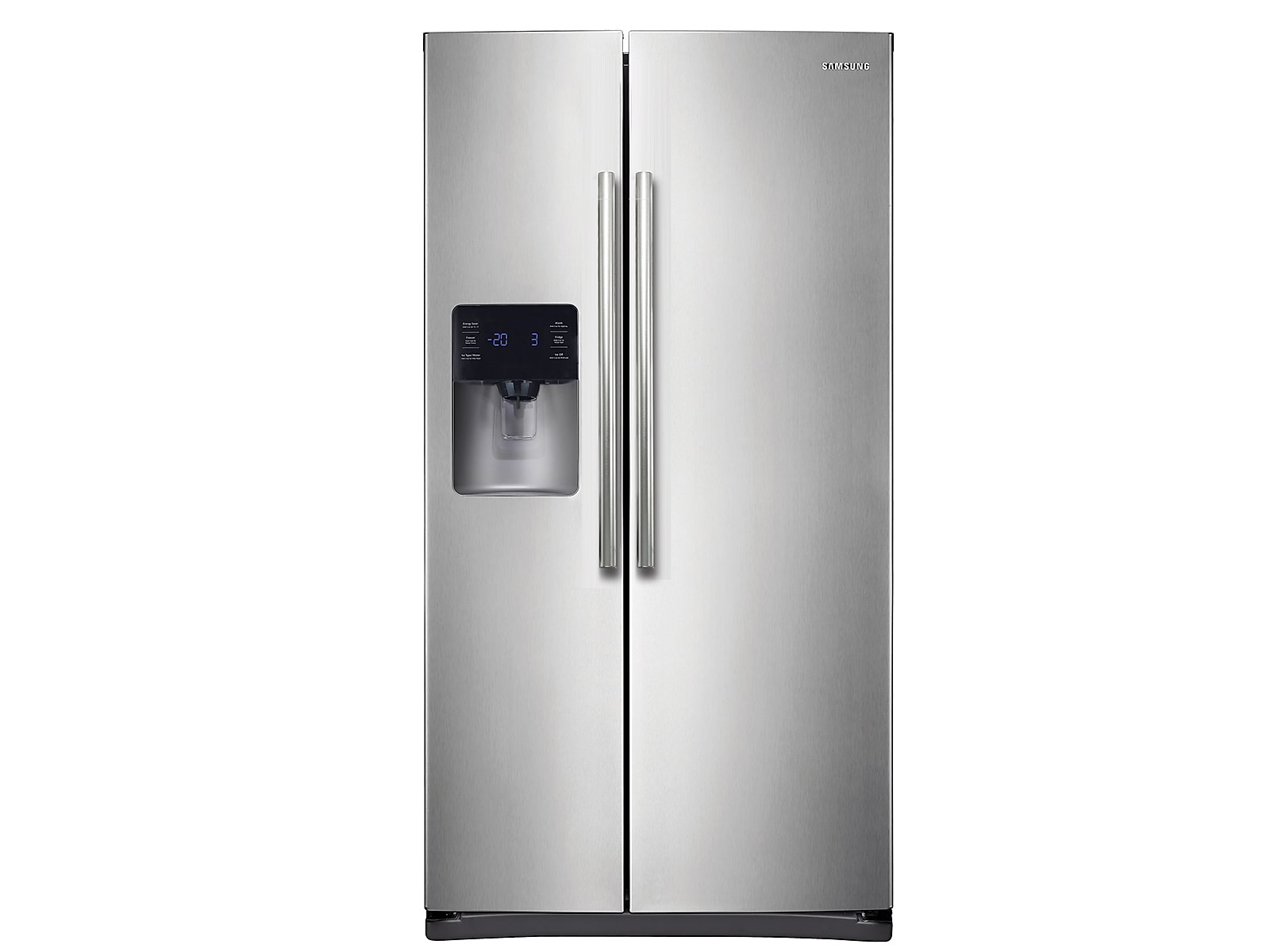 Samsung 25 cu. ft. Side-by-Side Refrigerator with In-Door Ice Maker in Stainless Steel(RS25H5111SR/AA) photo