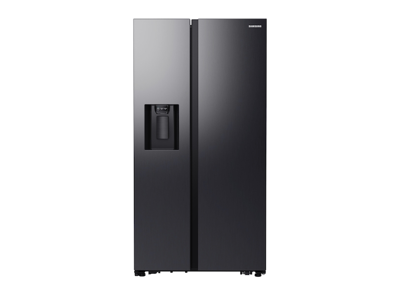 27.4 cu. ft. Large Capacity Side-by-Side Refrigerator in Black Stainless Steel