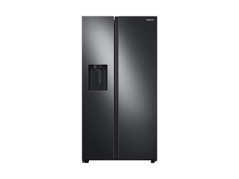 22 Cu. ft. Counter Depth Side-By-Side Refrigerator with Touch Screen Family Hub in Stainless Steel