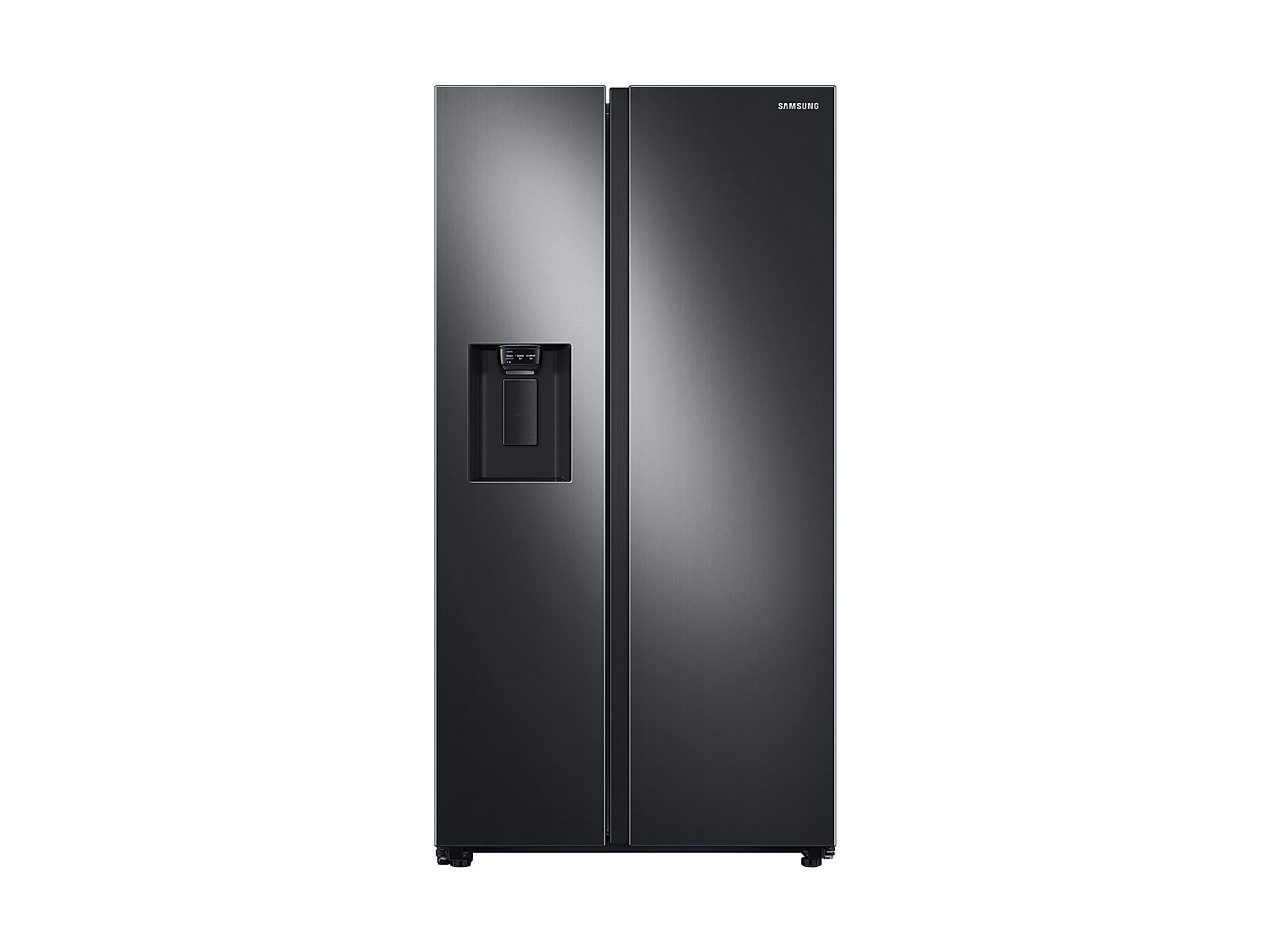 Samsung 27.4 cu. ft. Large Capacity Side-by-Side Refrigerator in Black Stainless Steel(RS27T5200SG/AA)