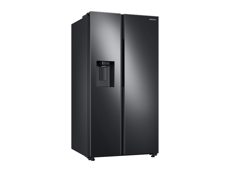27.4 cu. ft. Large Capacity Side-by-Side Refrigerator in Black Stainless Steel
