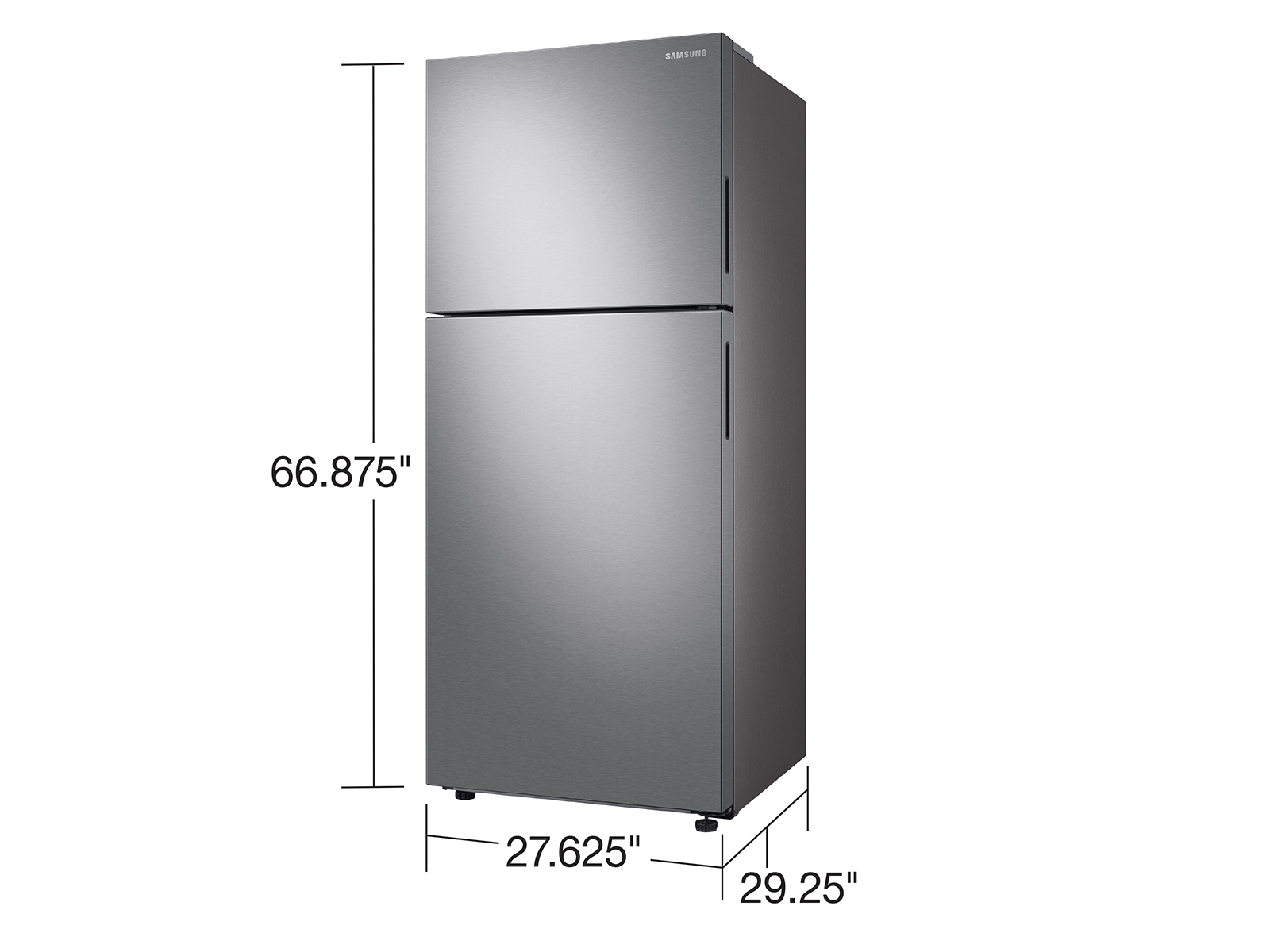 Thumbnail image of 15.6 cu. ft. Top Freezer Refrigerator with All-Around Cooling in Stainless Steel