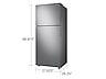 Thumbnail image of 15.6 cu. ft. Top Freezer Refrigerator with All-Around Cooling in Stainless Steel