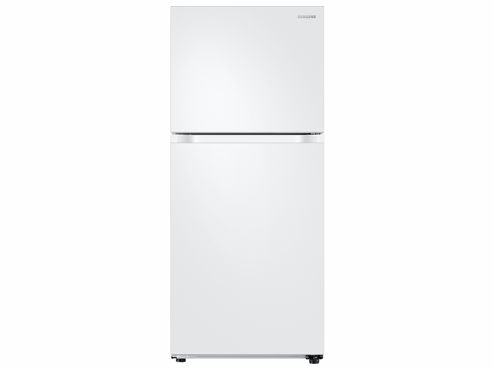 Samsung 18 cu. ft. Top Freezer Refrigerator with FlexZone™ and Ice Maker in White(RT18M6215WW/AA) photo