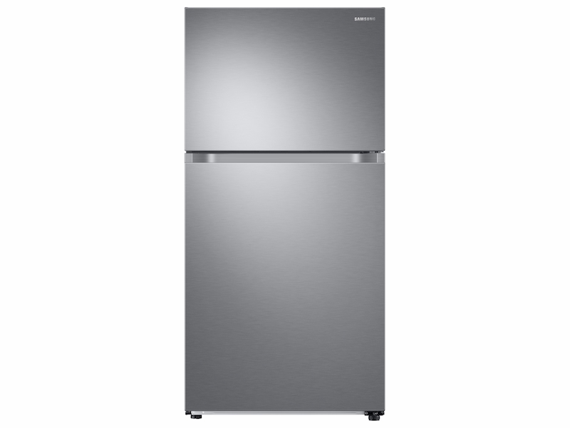 Samsung 21 Cu. ft. Capacity Top Freezer Refrigerator with FlexZone and Automatic Ice Maker - Stainless Steel