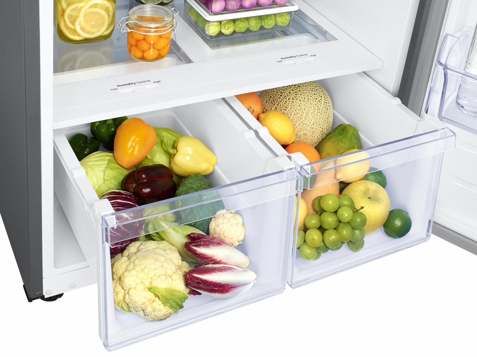 Thumbnail image of 21 cu. ft. Top Freezer Refrigerator with FlexZone&trade; and Ice Maker in Stainless Steel