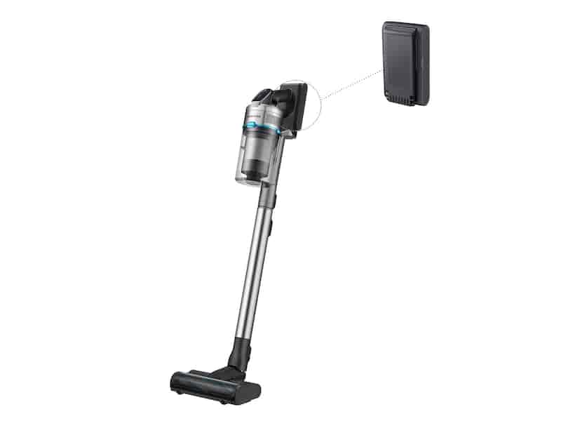 Jet VS90E Stick Vacuum with Turbo Action brush in Aqua ChroMetal with removable Battery