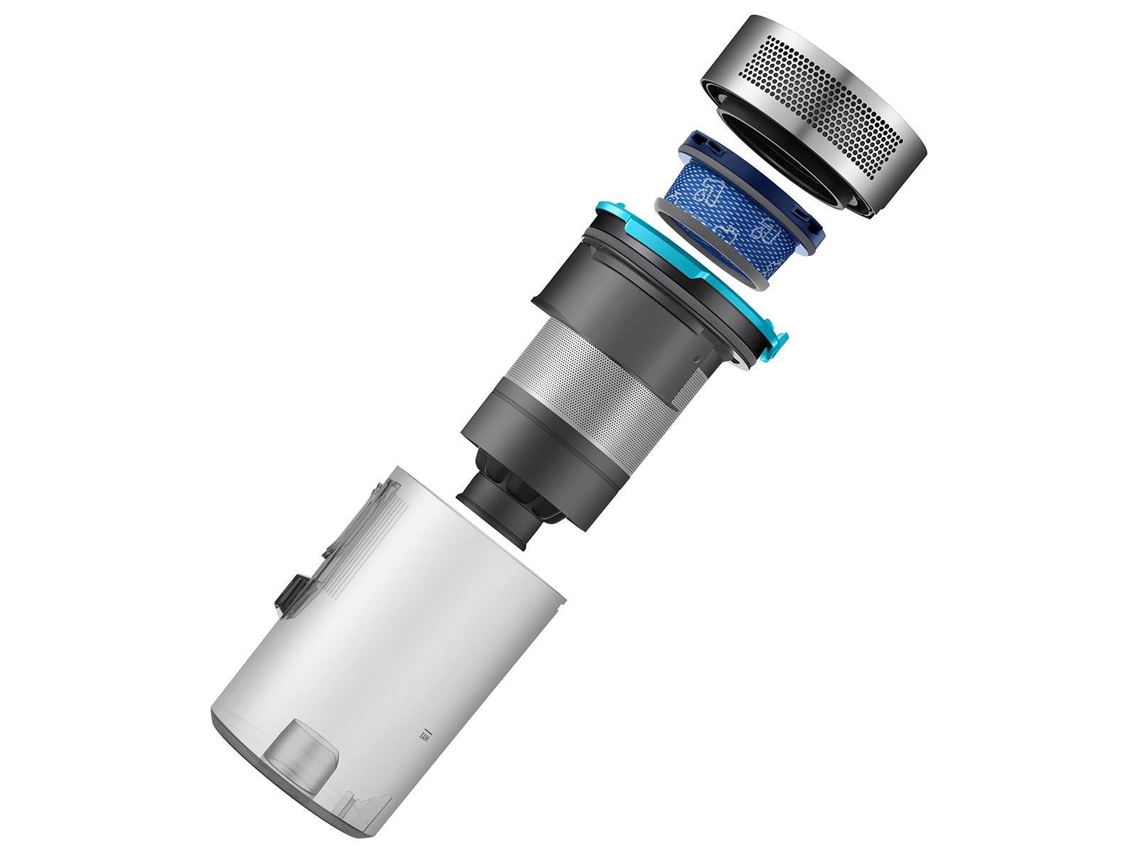 Jet VS90E Stick Vacuum with Turbo Action brush in Aqua ChroMetal