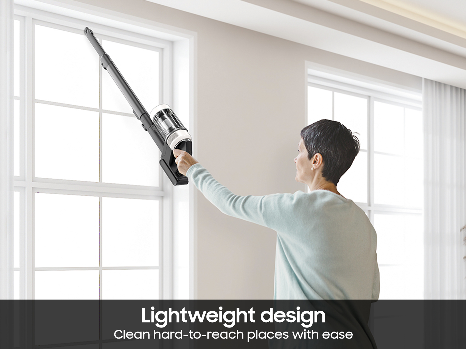 Bespoke AI Jet™ Lite Cordless Stick Vacuum with All-in-One Clean Station® and 280AW Suction Power in Pebble Gray