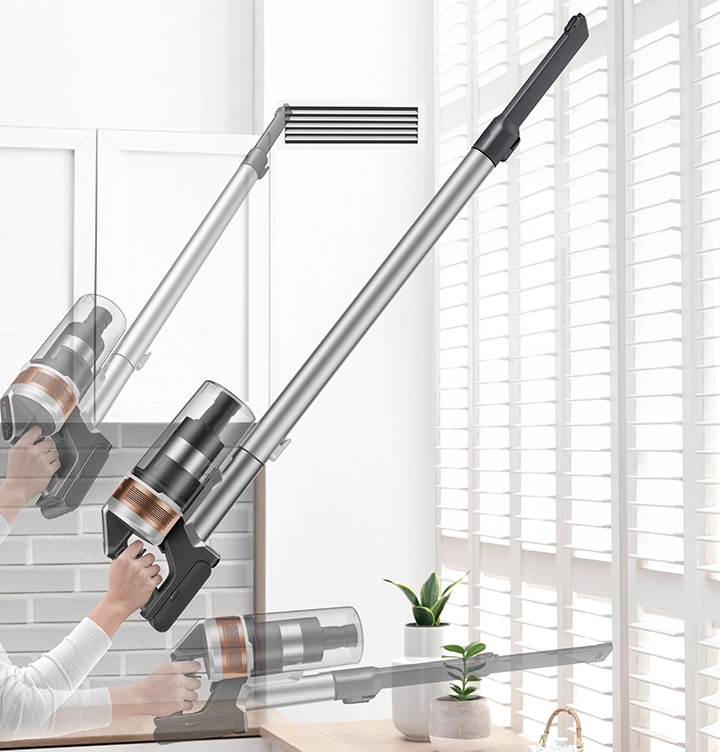 Designed to clean the difficult places