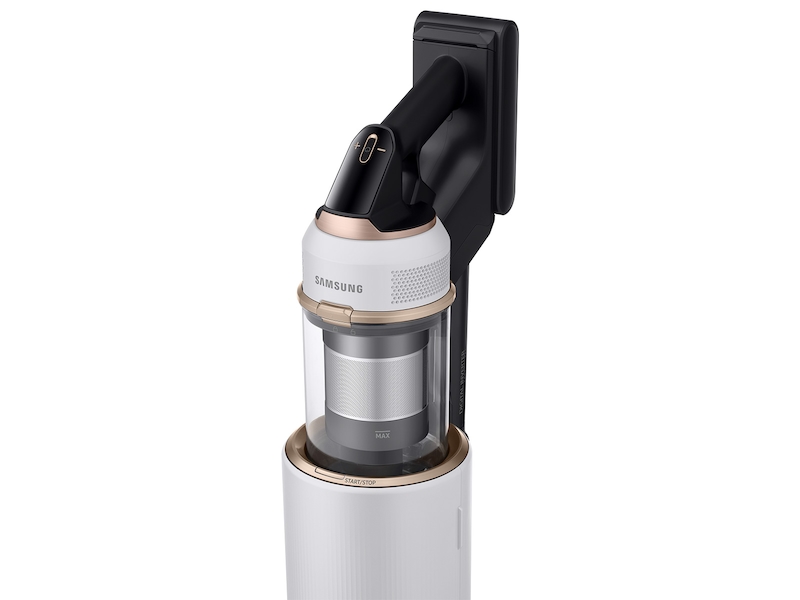 Bespoke Jet™ Cordless Stick Vacuum with All-in-One Clean Station® in Misty  White | Samsung US