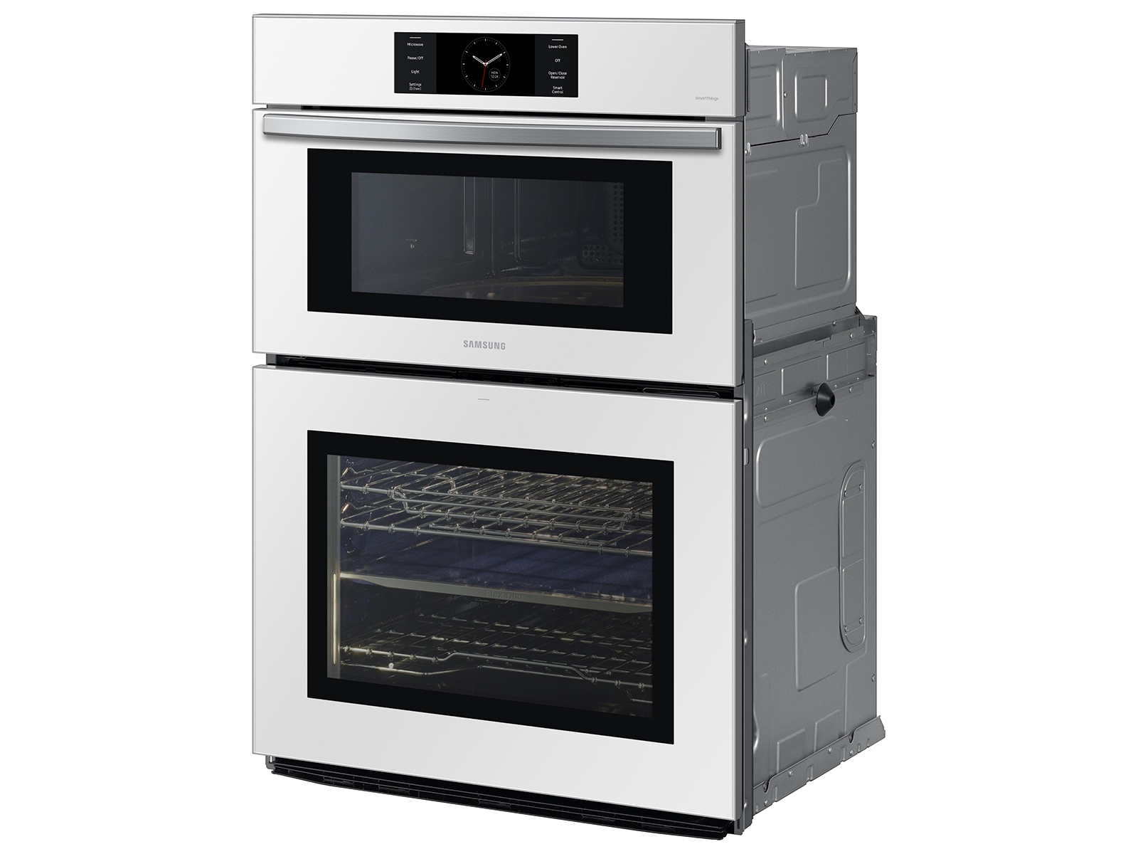 Thumbnail image of Bespoke 30” Microwave Combination Wall Oven with with Flex Duo™ in White Glass