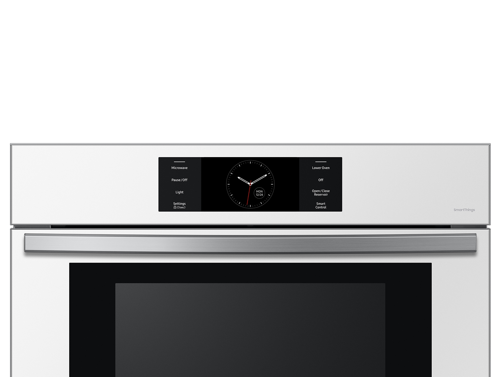 Bespoke 30 Microwave Combination Wall Oven with with Flex Duo™ in White  Glass