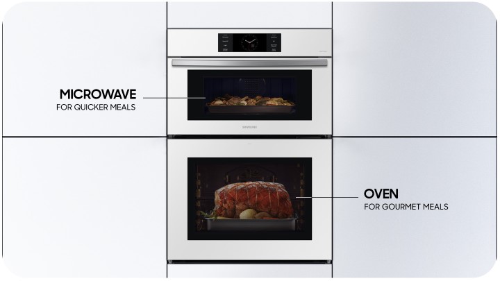 Samsung Bespoke 30 Microwave Combination Wall Oven in Matte Black Steel  NQ70CG700DMT - The Home Depot