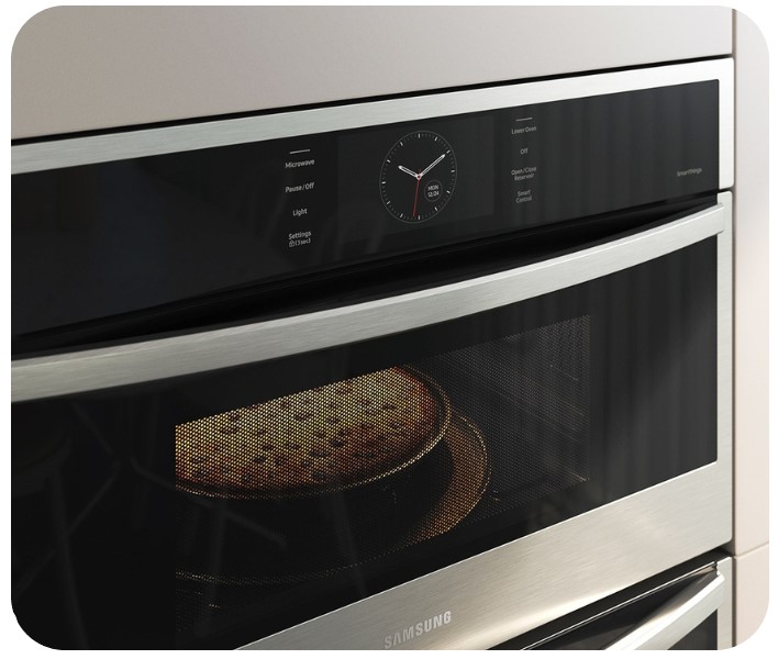 30" Microwave Combination Wall Oven in Stainless Steel Samsung US