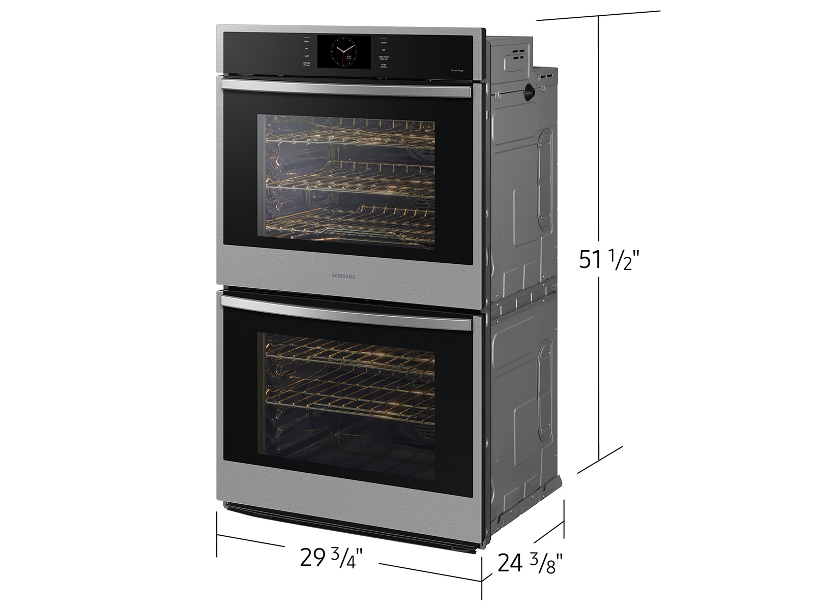 Thumbnail image of 30” Double Wall Oven with Steam Cook in Stainless Steel
